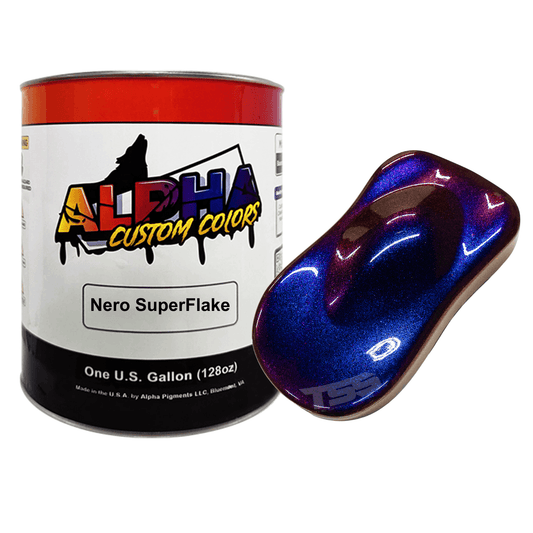 Nero SuperFlake Paint Basecoat Midcoat - The Spray Source - Alpha Pigments