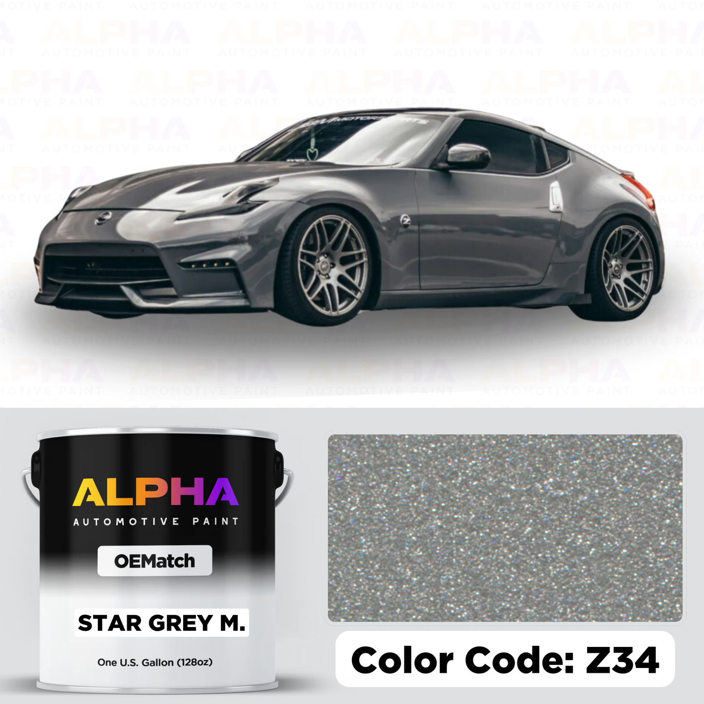 Nissan Star Grey Z34 | OEMatch Basecoat