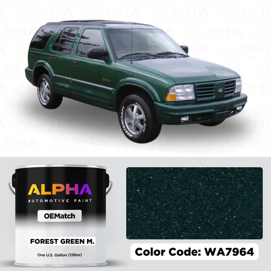 Oldsmobile Forest Green WA7964 | OEMatch Basecoat