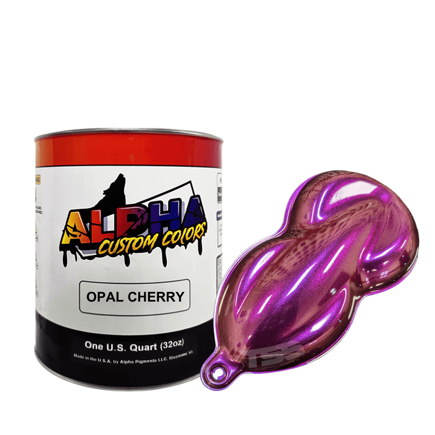 Opal Cherry Paint Basecoat - The Spray Source - Alpha Pigments