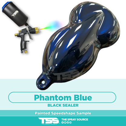 Phantom Blue Painted Sample (Black Ground Coat)