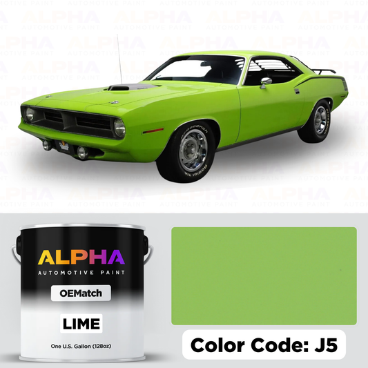 Plymouth Limelight Green J5 | OEMatch Basecoat