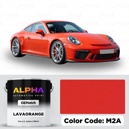 Porsche Lava Orange M2A | OEMatch Basecoat