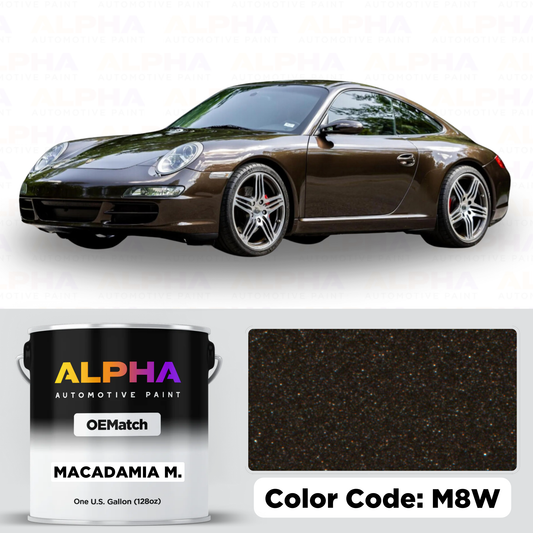 Porsche Macadamia Metallic M8W | OEMatch Basecoat