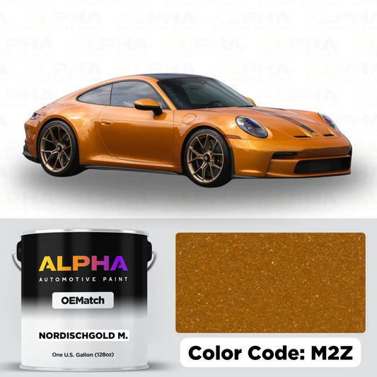 Porsche Nordic Gold M2Z | OEMatch Basecoat