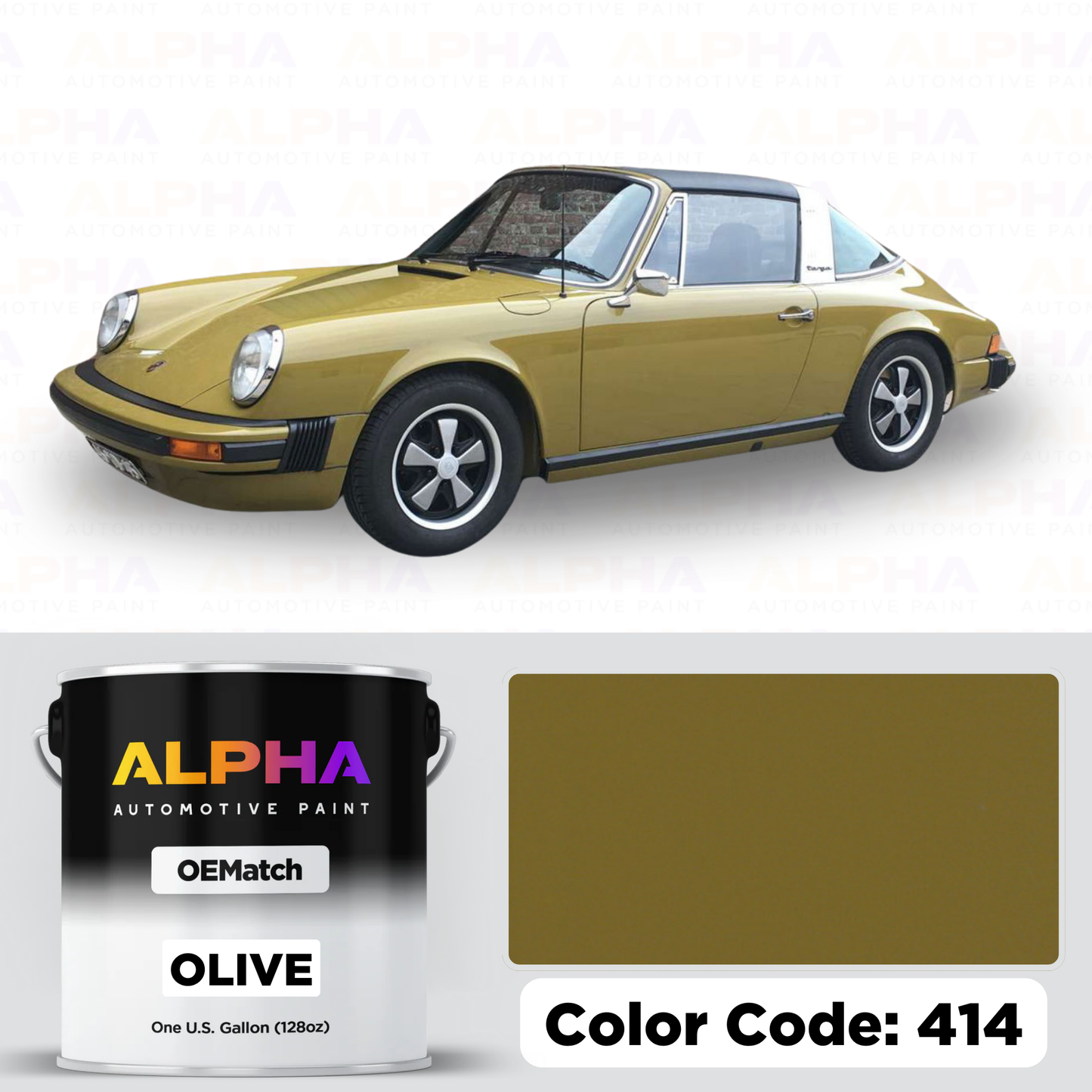 Porsche Olive 414 | OEMatch Basecoat