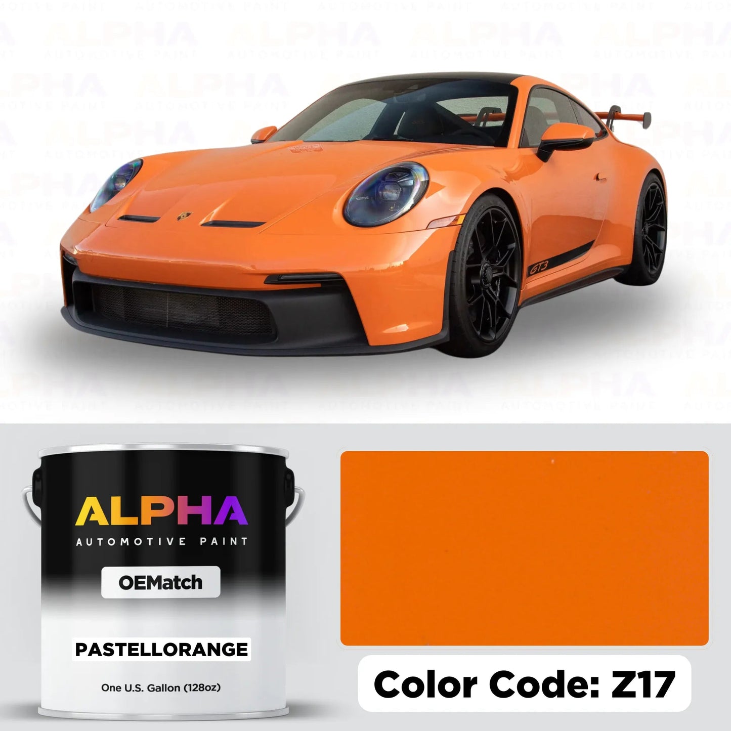 Porsche Pastel Orange Z17 | OEMatch Basecoat