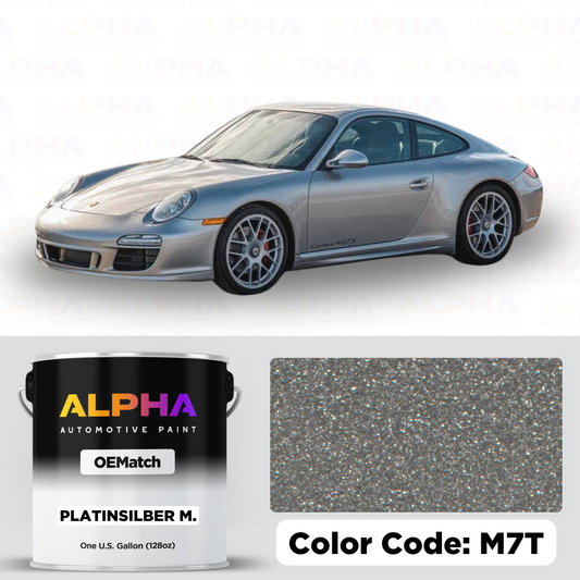 Porsche Platinum Silver M7T | OEMatch Basecoat