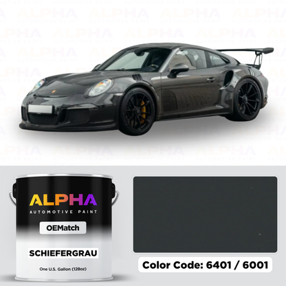 Porsche Slate Grey 6401 | OEMatch Basecoat