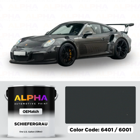 Porsche Slate Grey 6401 | OEMatch Basecoat