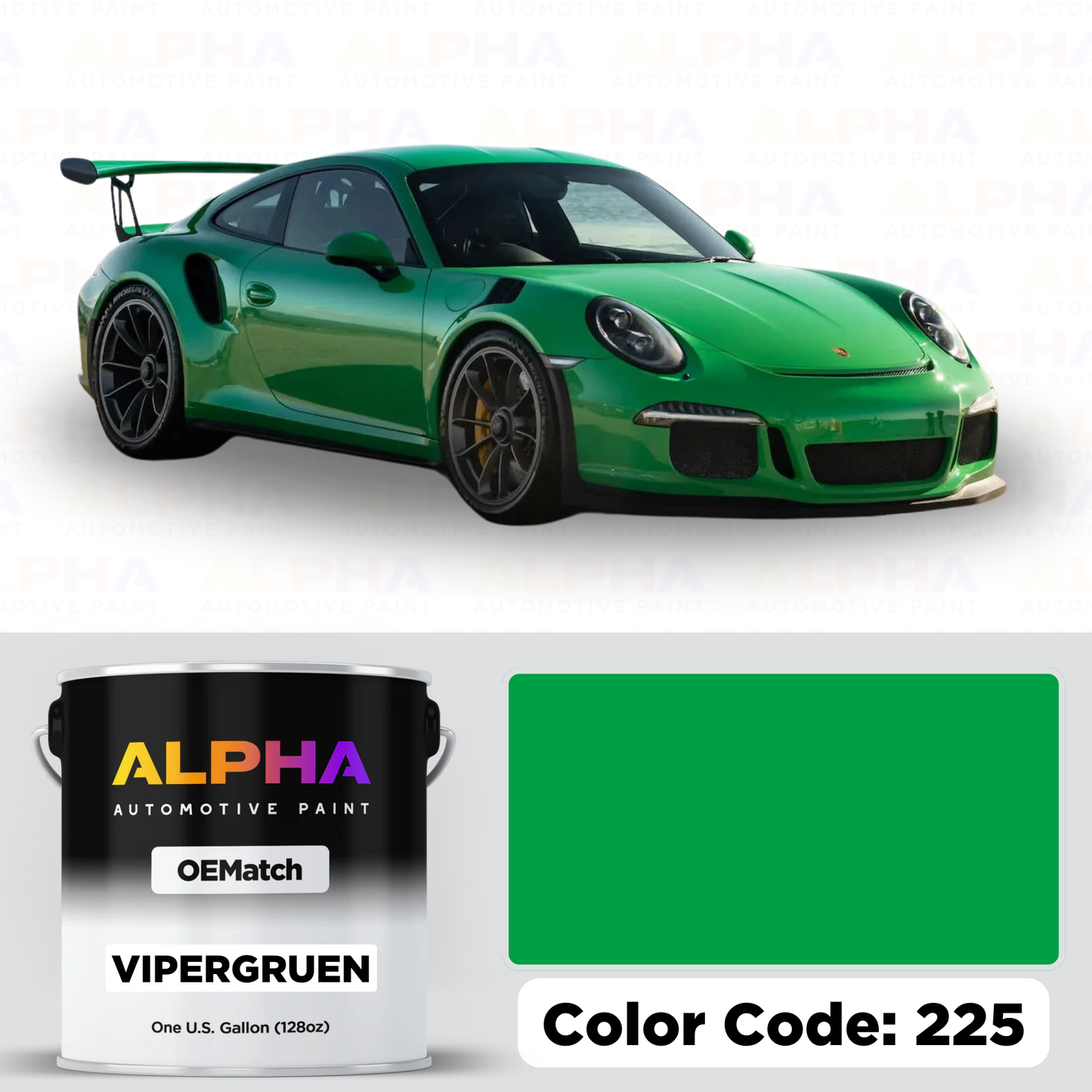 Porsche Viper Green 225 | OEMatch Basecoat