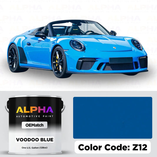 Porsche Voodoo Blue Z12 | OEMatch Basecoat