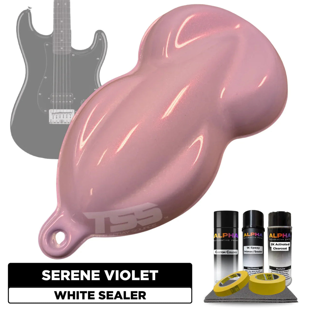 Serene Violet Guitar Paint Kit