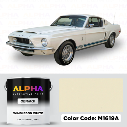 Shelby Wimbledon White M1619A | OEMatch Basecoat