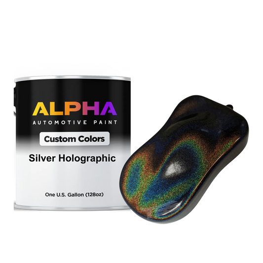 Silver Holographic Basecoat Midcoat