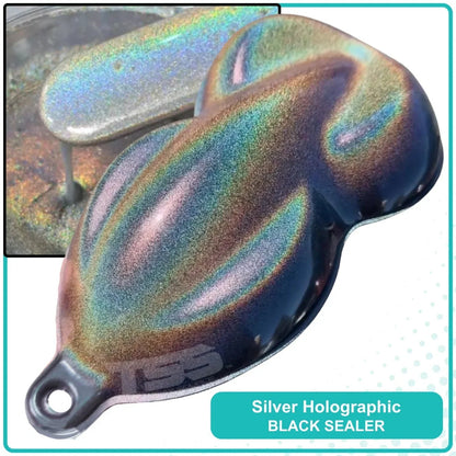 Silver Holographic Basecoat Midcoat