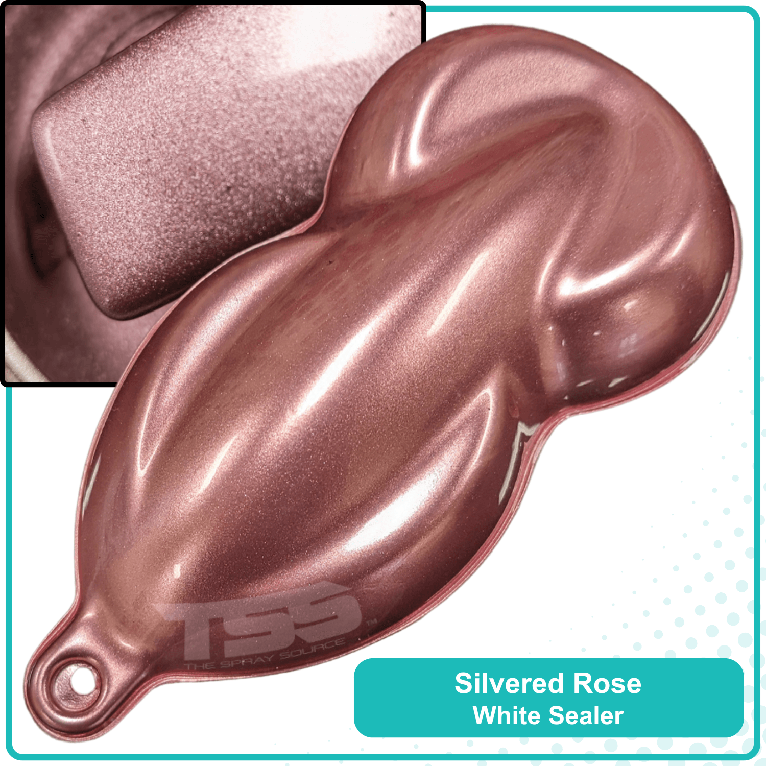 Silvered Rose Paint Basecoat - The Spray Source - Alpha Pigments