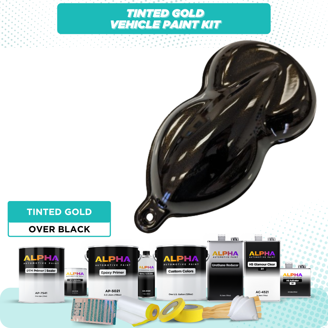 Tinted Gold Vehicle Paint Kit