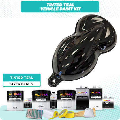 Tinted Teal Vehicle Paint Kit