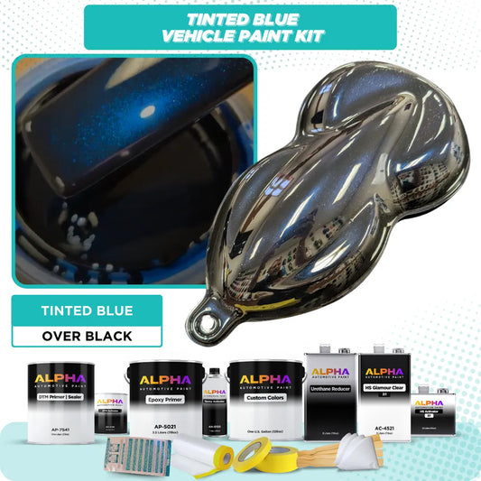 Tinted Blue Vehicle Paint Kit