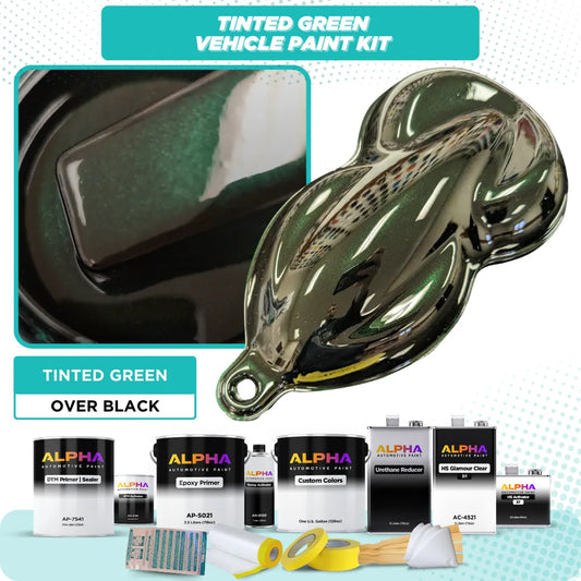 Tinted Green Vehicle Paint Kit