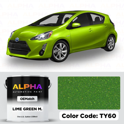 TOYOTA LIME GREEN M. TY60 | OEMatch Basecoat