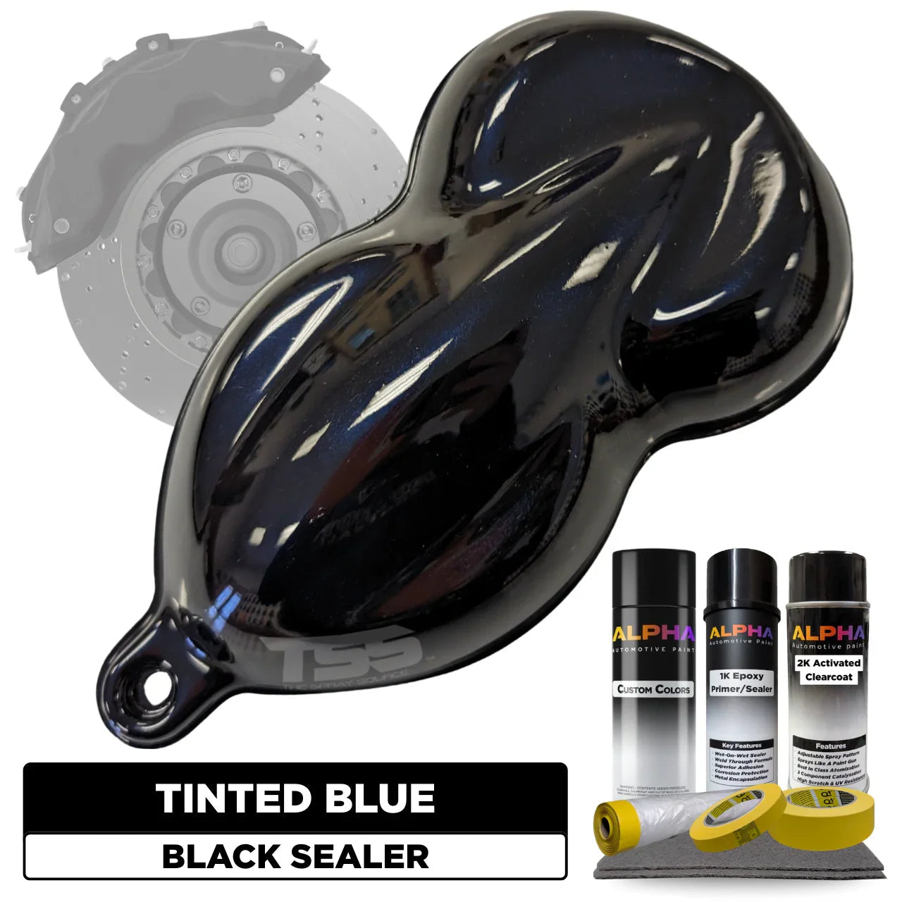 Solar Yellow Brake Caliper Paint Kit