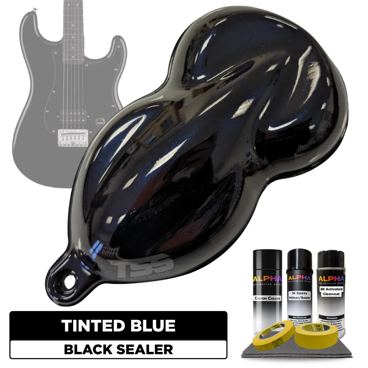 Solar Yellow Guitar Paint Kit