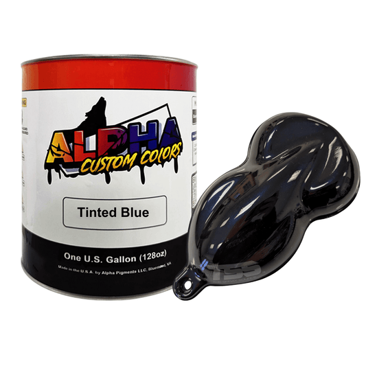 Tinted Blue Paint Basecoat - The Spray Source - Alpha Pigments