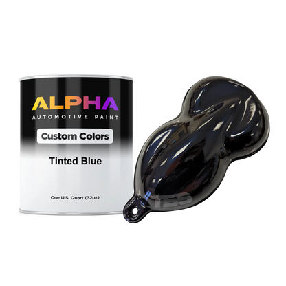 Tinted Blue Paint Basecoat