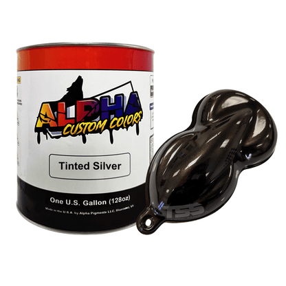 Tinted Silver Paint Basecoat - The Spray Source - Alpha Pigments