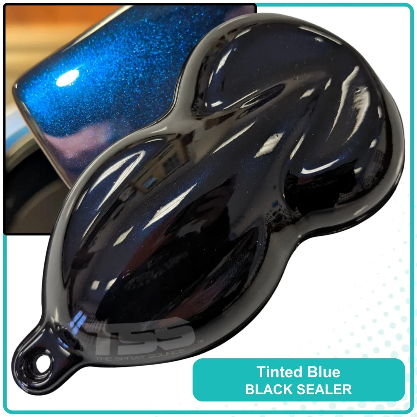 Tinted Blue Spray Can