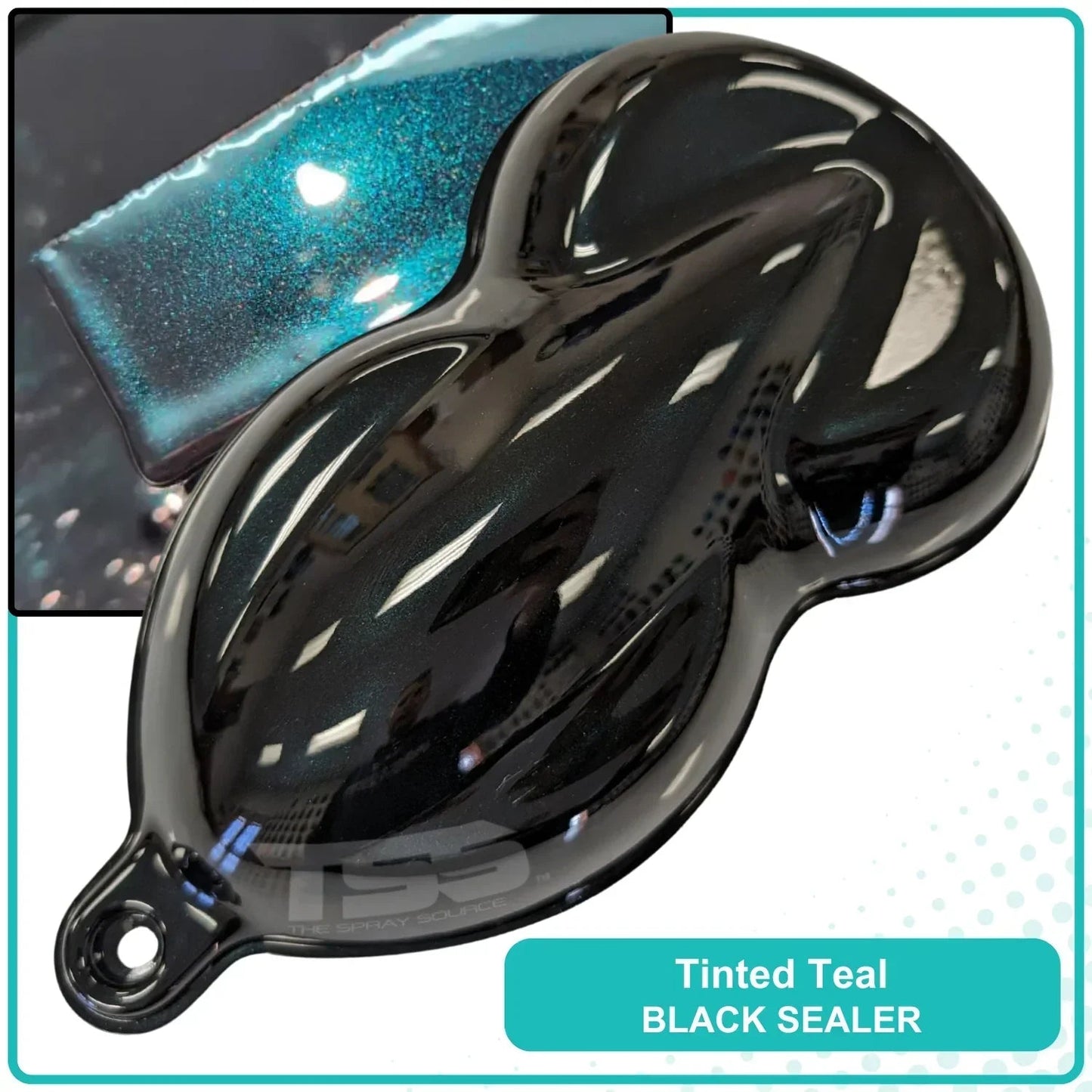 Tinted Teal Spray Can