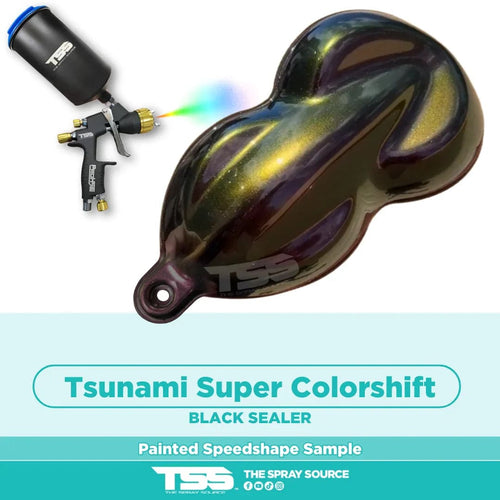 Tsunami Super Colorshift Painted Sample (Black Ground Coat)