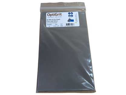 OptiGrit WetDry 3000 Grit 5-1/2" x 9" Waterproof Sanding Sheets – (25/pk)