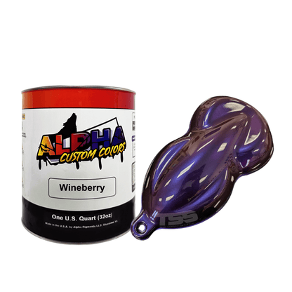 Wineberry Paint Basecoat - The Spray Source - Alpha Pigments