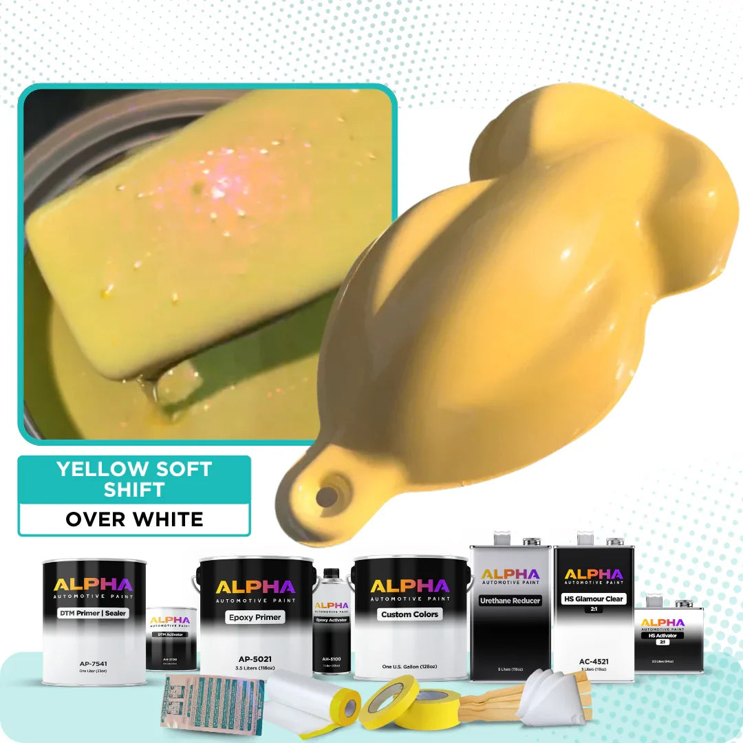 Yellow Soft Shift Vehicle Paint Kit