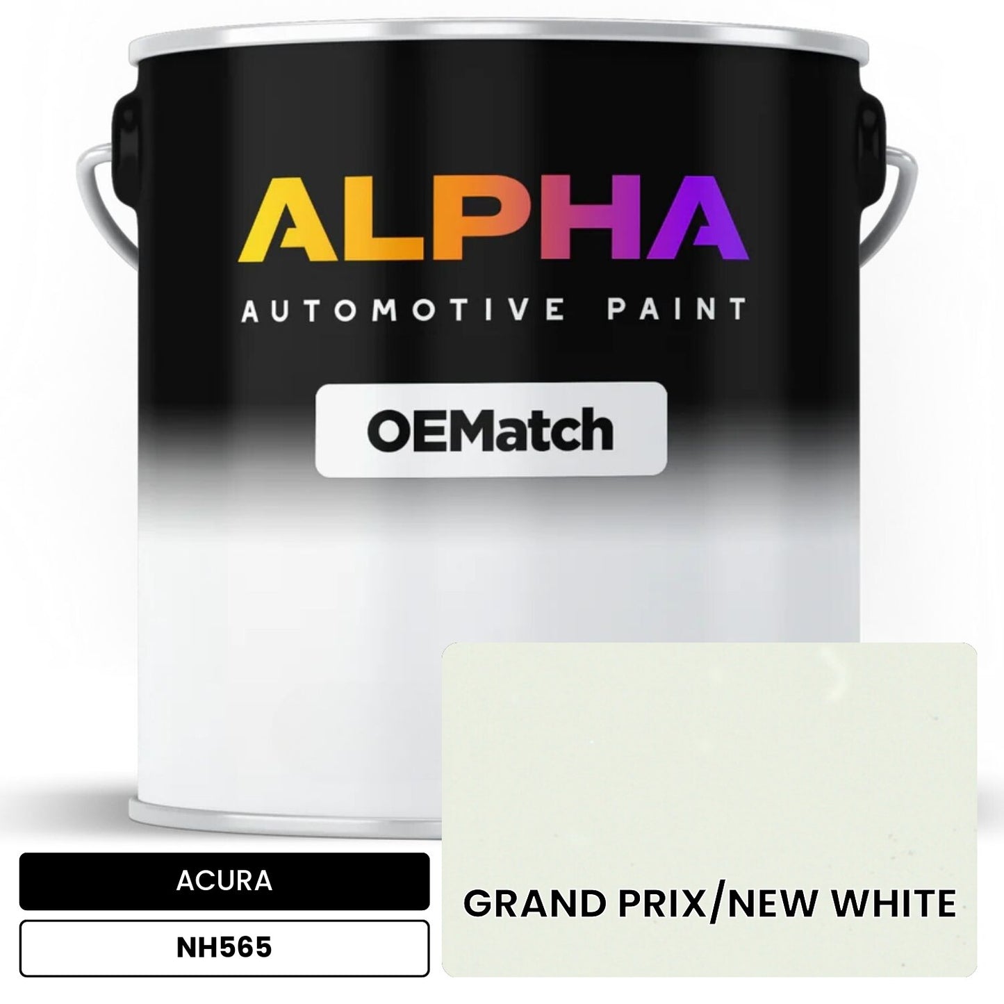 ACURA GRAND PRIX/NEW WHITE NH565 OEMatch Basecoat
