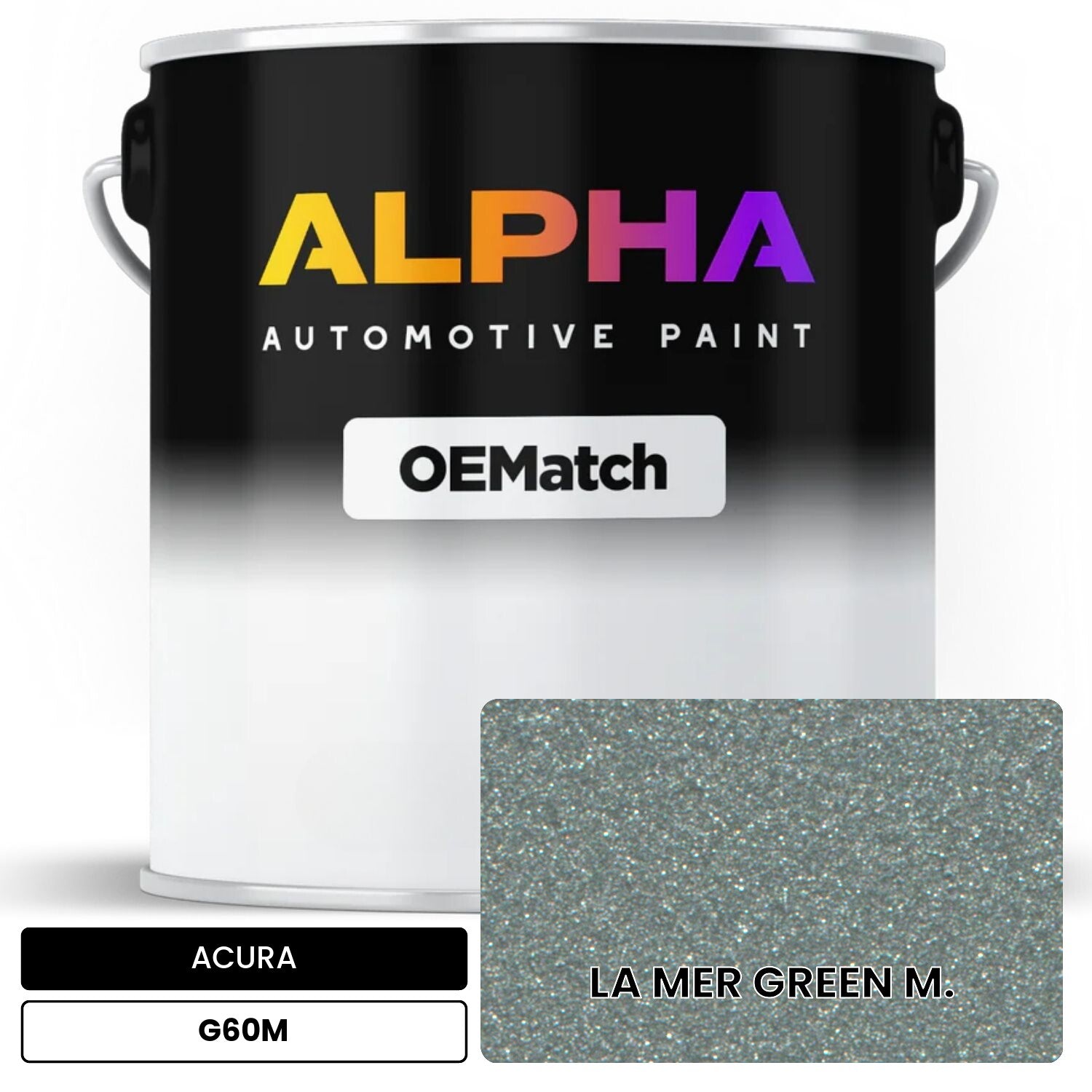 ACURA LA MER GREEN M. G60M OEMatch Basecoat