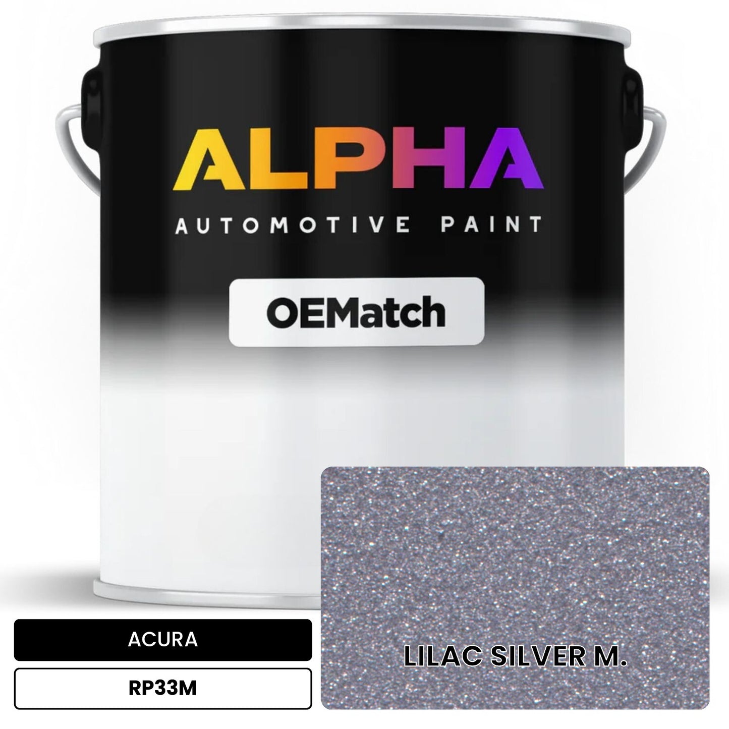 ACURA LILAC SILVER M. RP33M OEMatch Basecoat