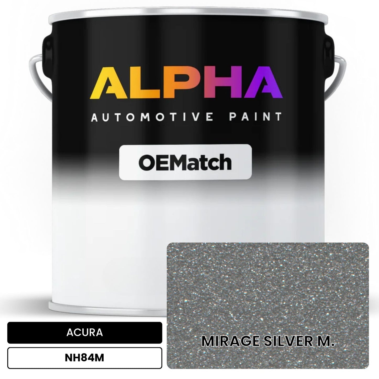 ACURA MIRAGE SILVER M. NH84M OEMatch Basecoat