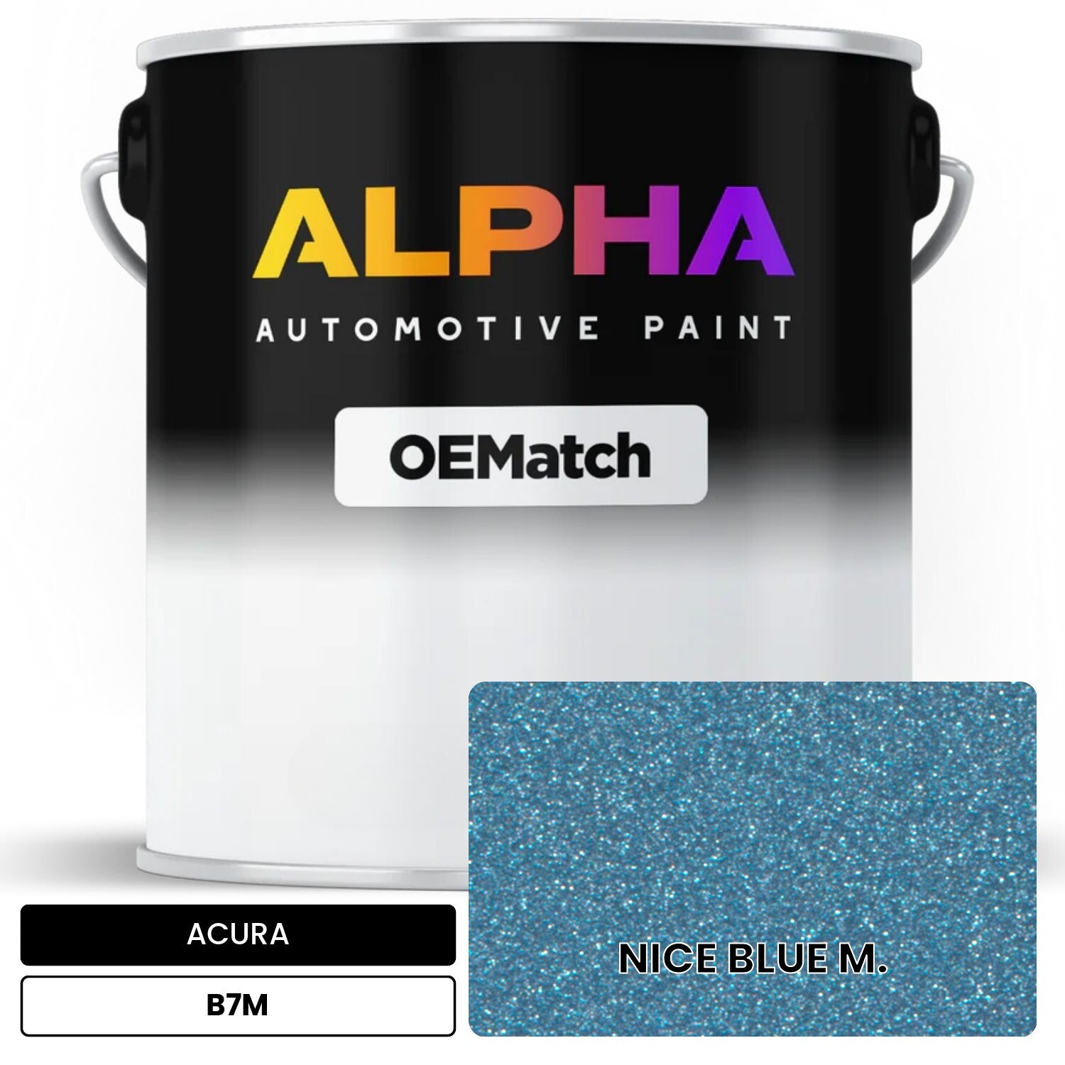 ACURA NICE BLUE M. B7M OEMatch Basecoat
