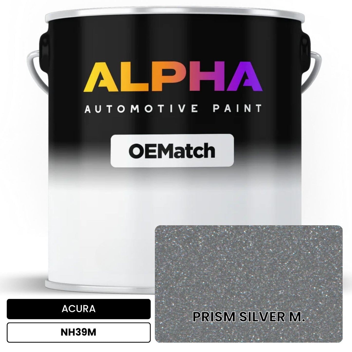 ACURA PRISM SILVER M. NH39M OEMatch Basecoat