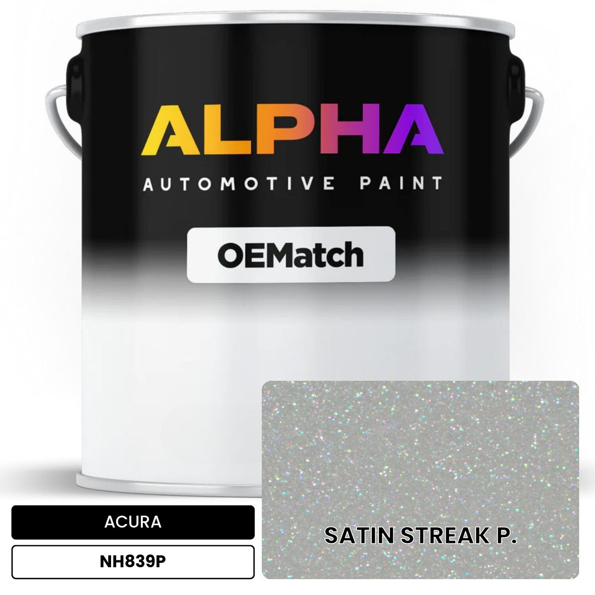 ACURA SATIN STREAK P. NH839P OEMatch Basecoat