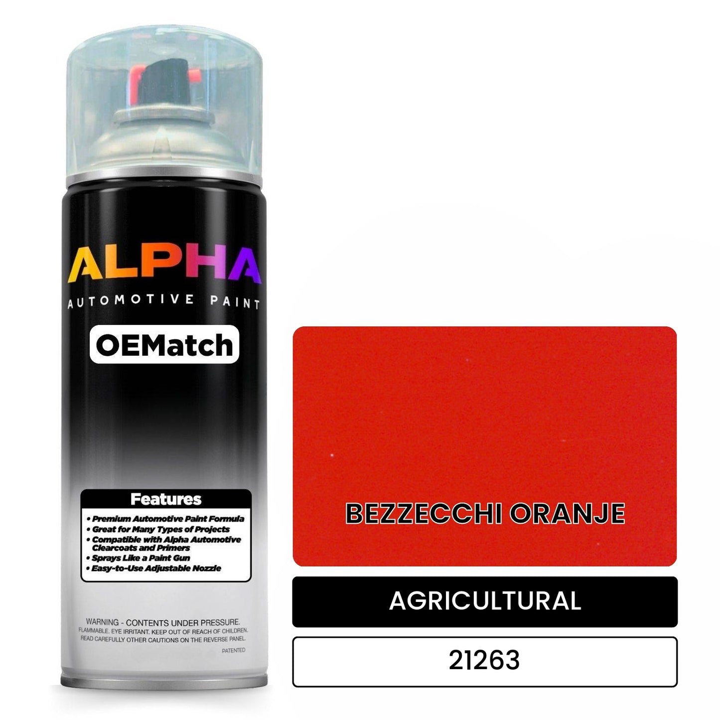 AGRICULTURAL BEZZECCHI ORANJE 21263 OEMatch Spraycan