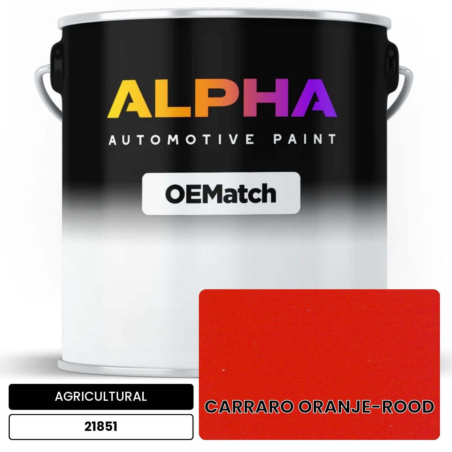AGRICULTURAL CARRARO ORANJE-ROOD 21851 OEMatch Basecoat