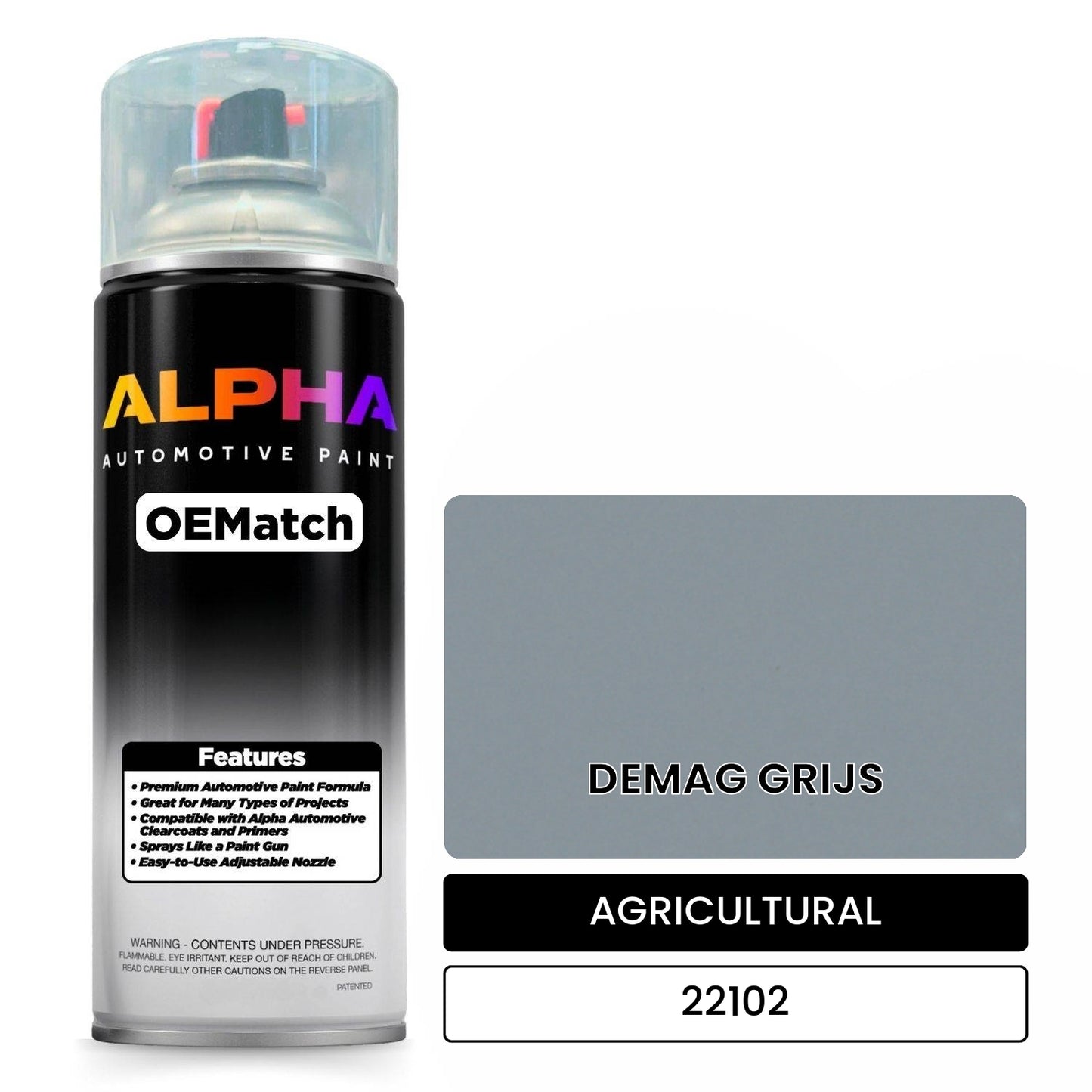 AGRICULTURAL DEMAG GRIJS 22102 OEMatch Spraycan