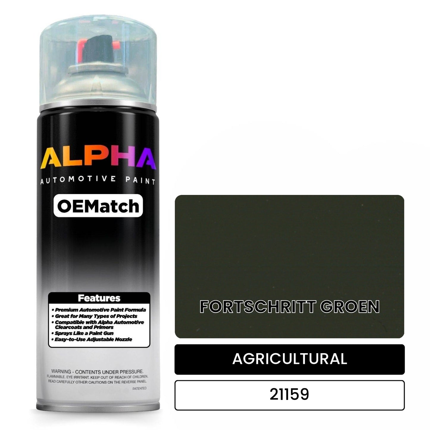 AGRICULTURAL FORTSCHRITT GROEN 21159 OEMatch Spraycan