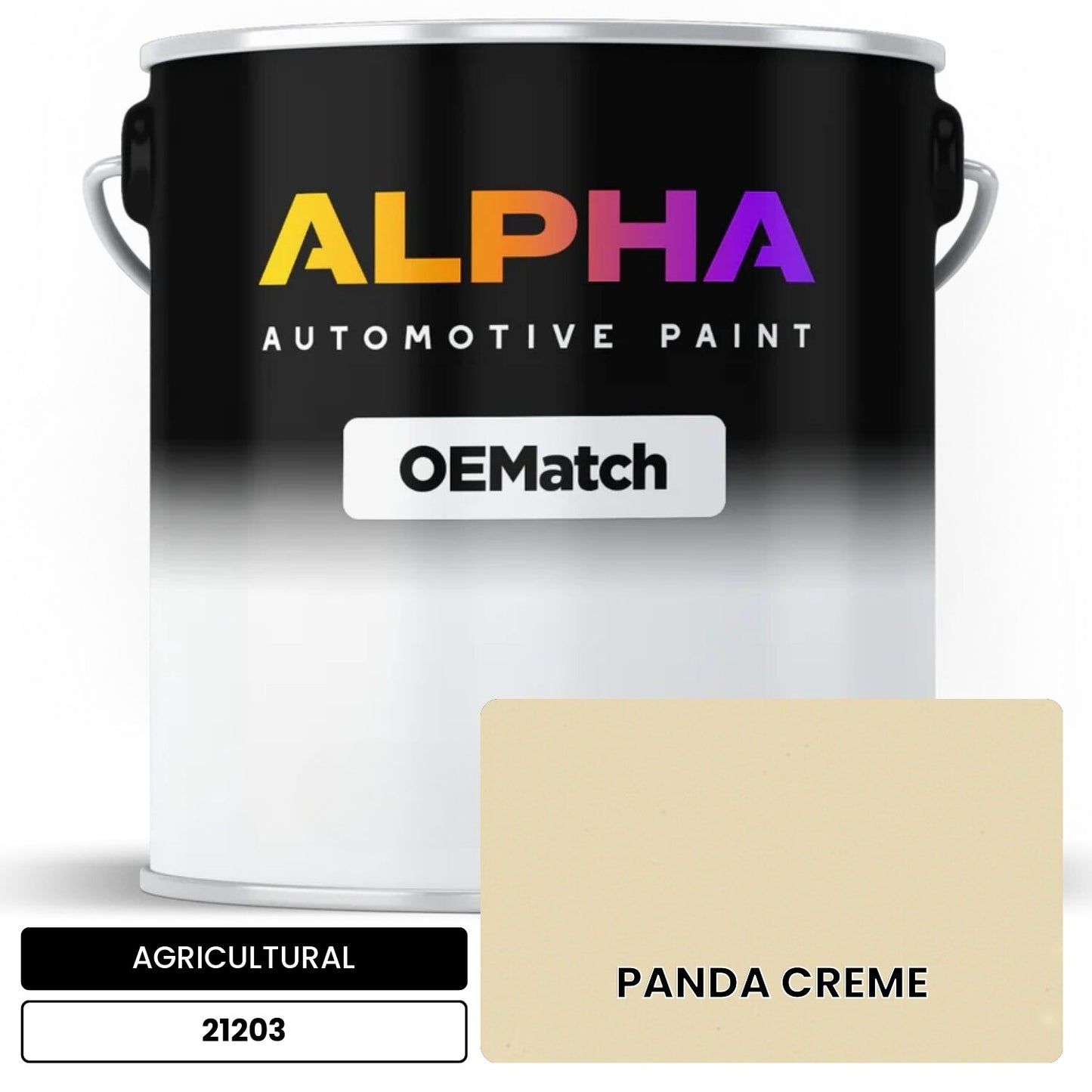AGRICULTURAL PANDA CREME 21203 OEMatch Basecoat