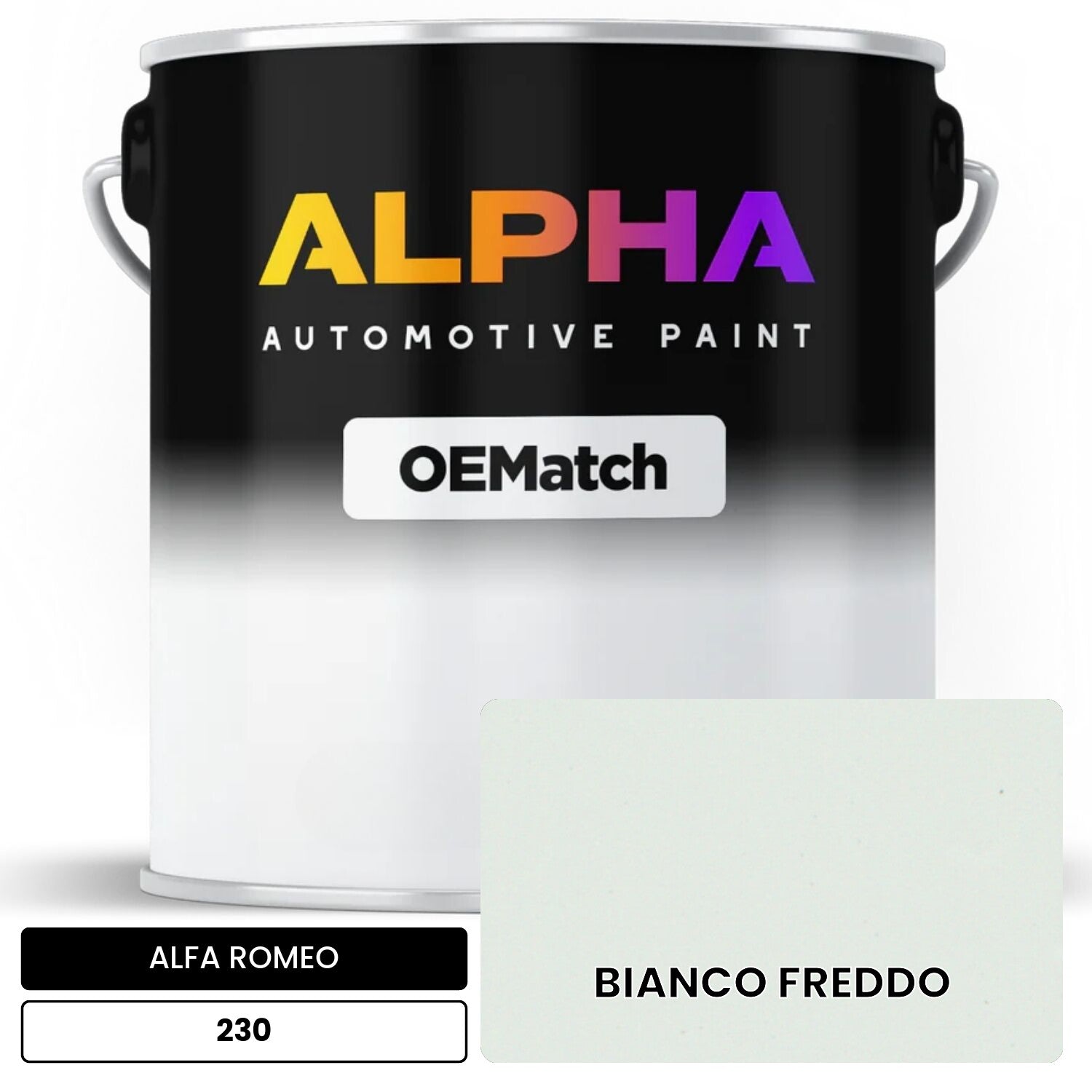 ALFA ROMEO BIANCO FREDDO 230 OEMatch Basecoat